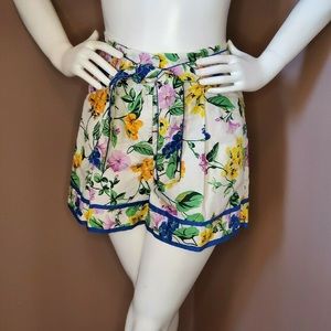 Anne Taylor High Waisted Floral Shorts